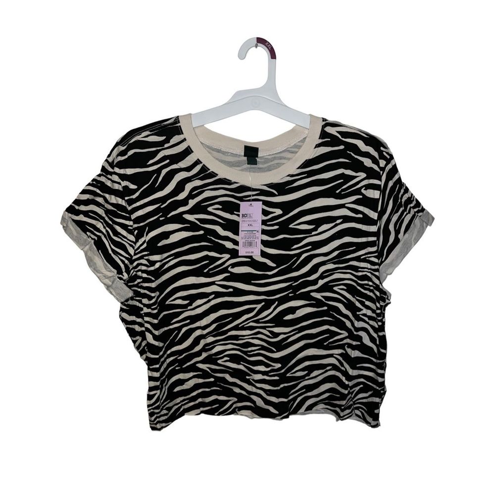Woman’s Wild Fable T-Shirt Zebra Print sizes small thru XXl available